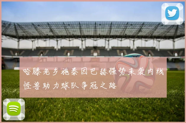 哈滕老乡施泰因巴赫强势来袭内线怪兽助力球队争冠之路